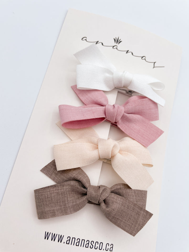 Boucles à cheveux sur pince - Coton