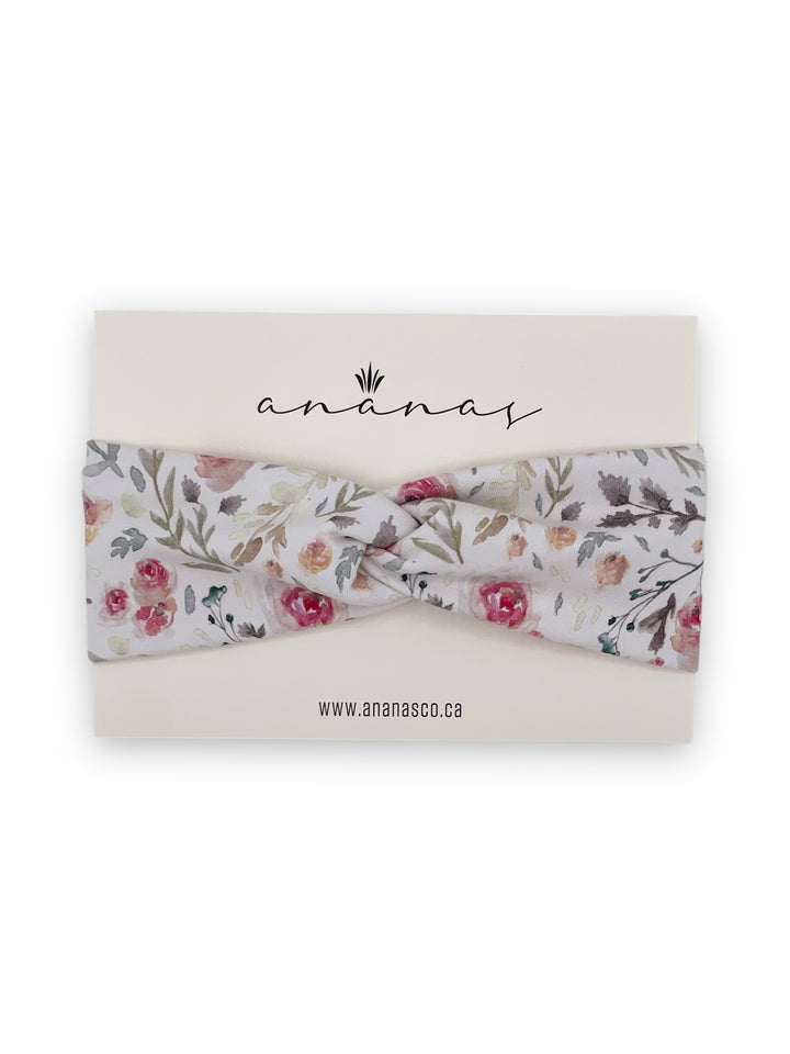 Bandeau croisé en bambou - Petit Rosier