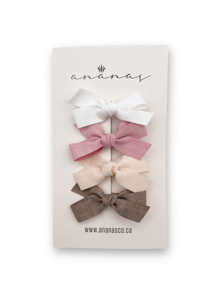 Boucles à cheveux sur pince - Coton