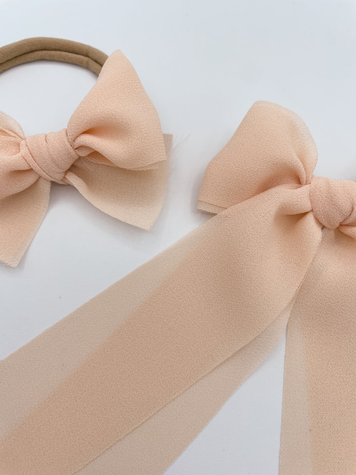 Boucle Chiffon Blush