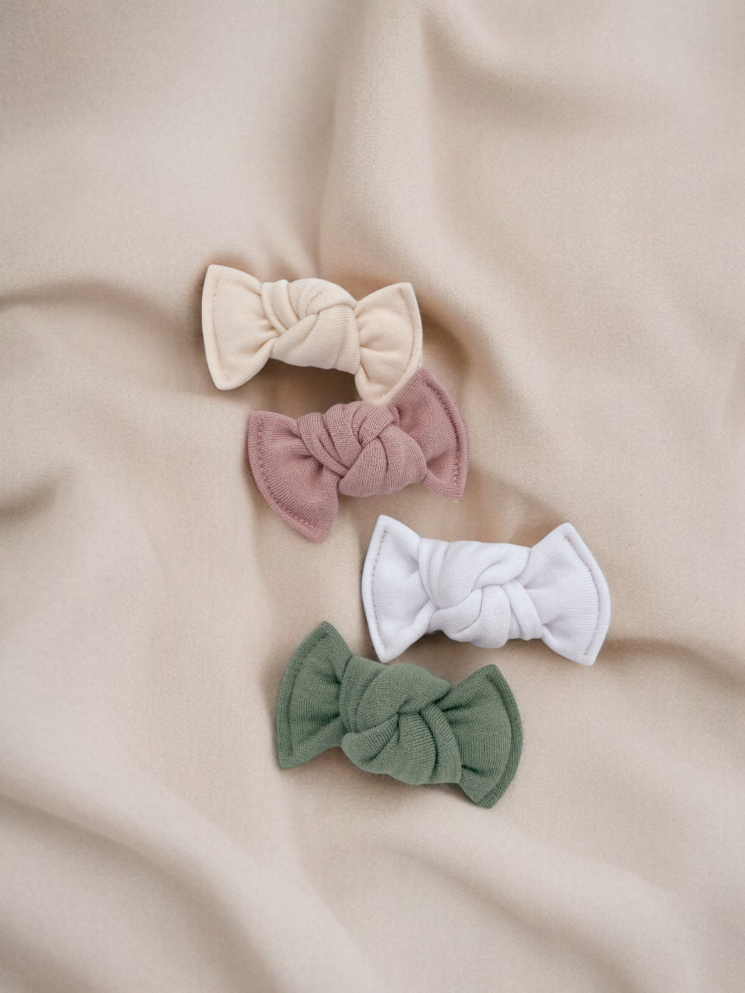 Mini-Boucles en bambou - Rosier/Eucalyptus