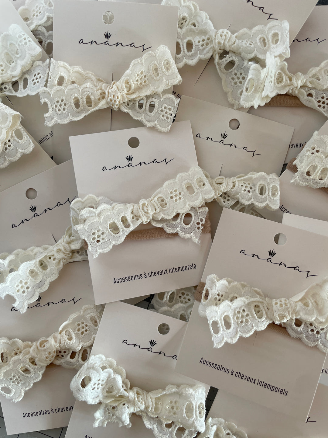 Boucle Brodée - Ivoire