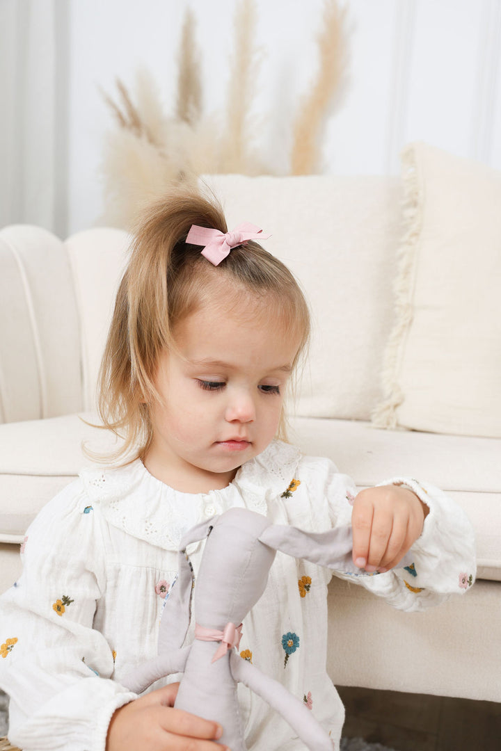 Boucles à cheveux sur pince - Coton