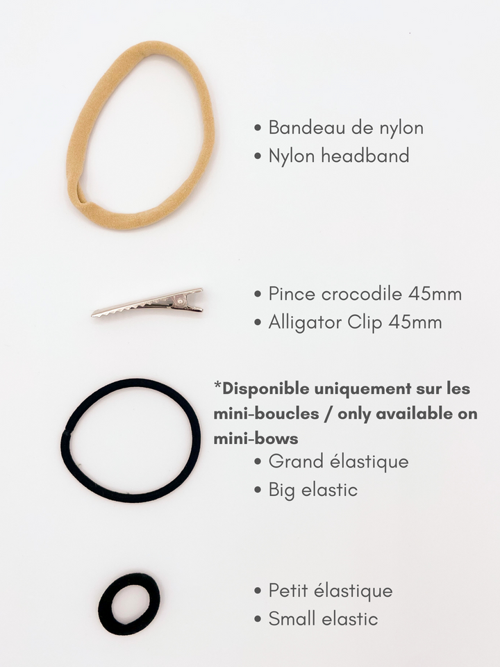 Boucle Dentelle Fleuris Crème