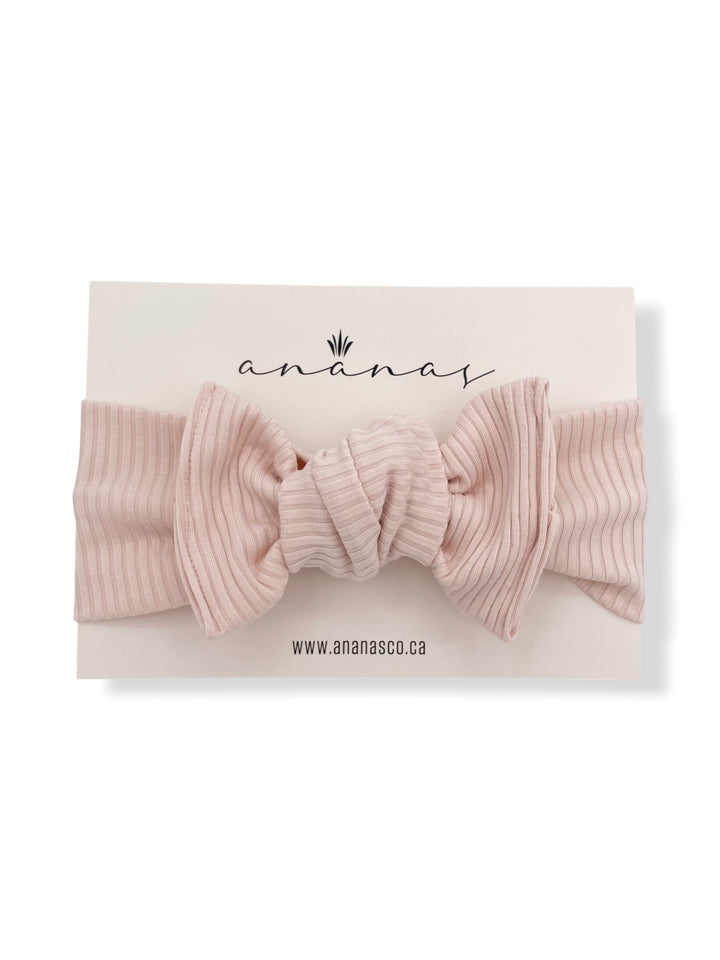 Bandeau boucle en bambou côtelé à nouer