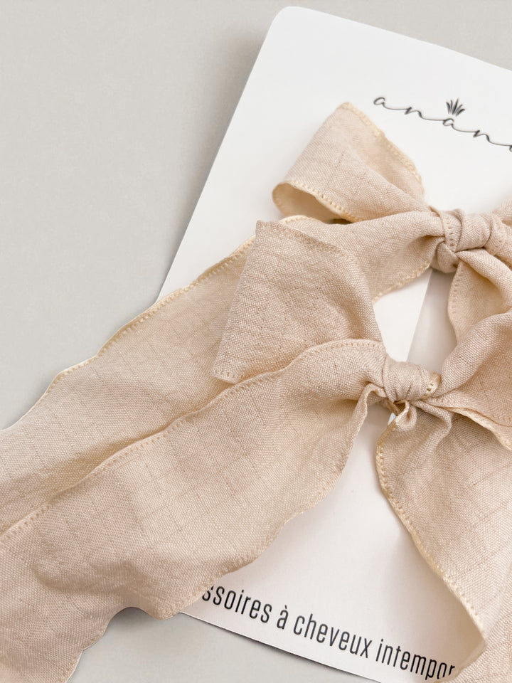 Boucle XL Ruban - Beige