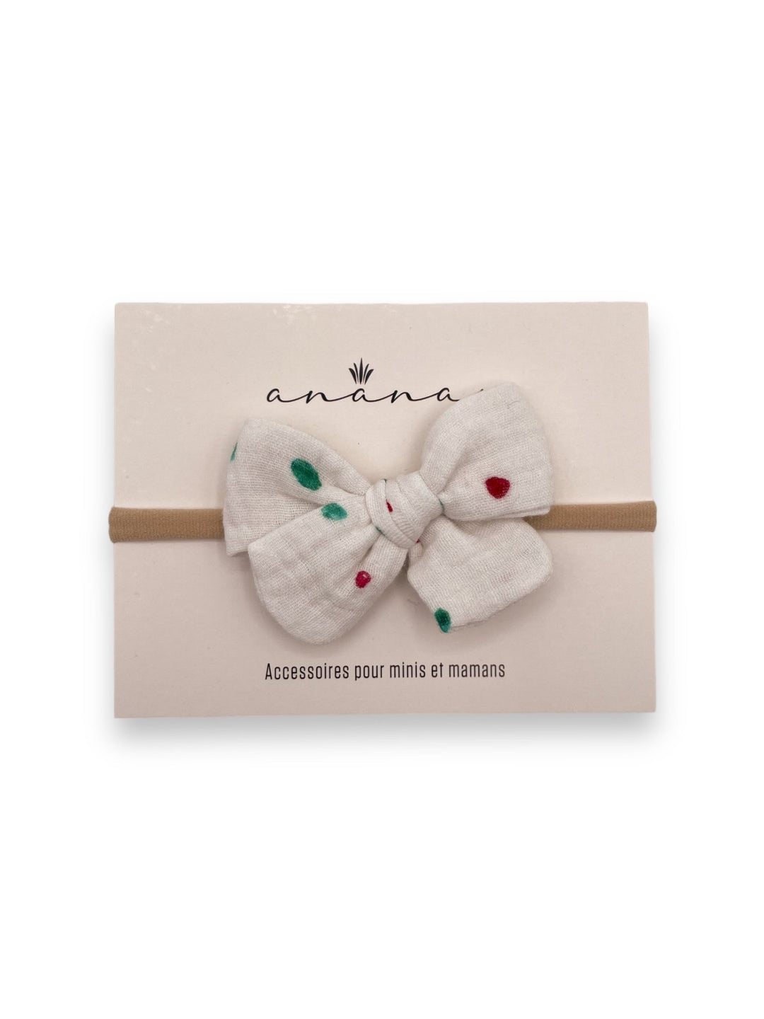 Boucle Mousseline de Coton - Festif - Ananas Co