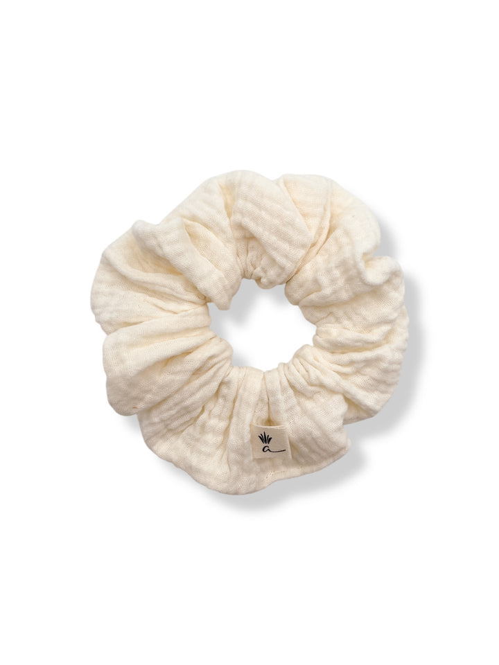 Muslin scrunchies - Ivory