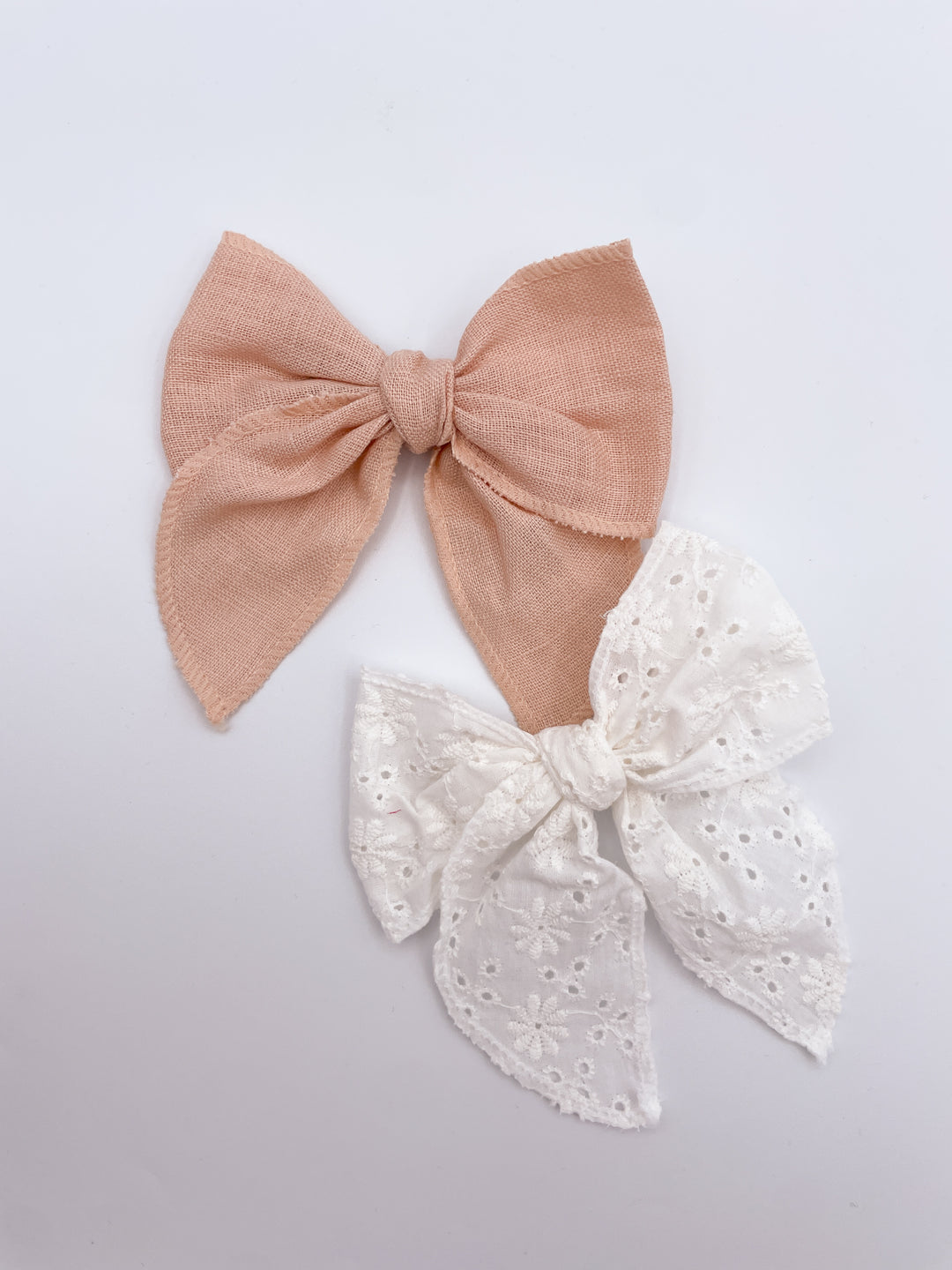 L Fable Bow - Peach