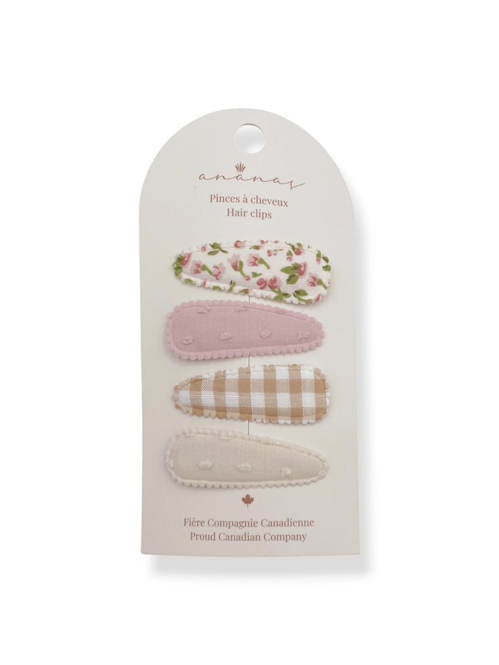 Barrettes en tissu - Classique