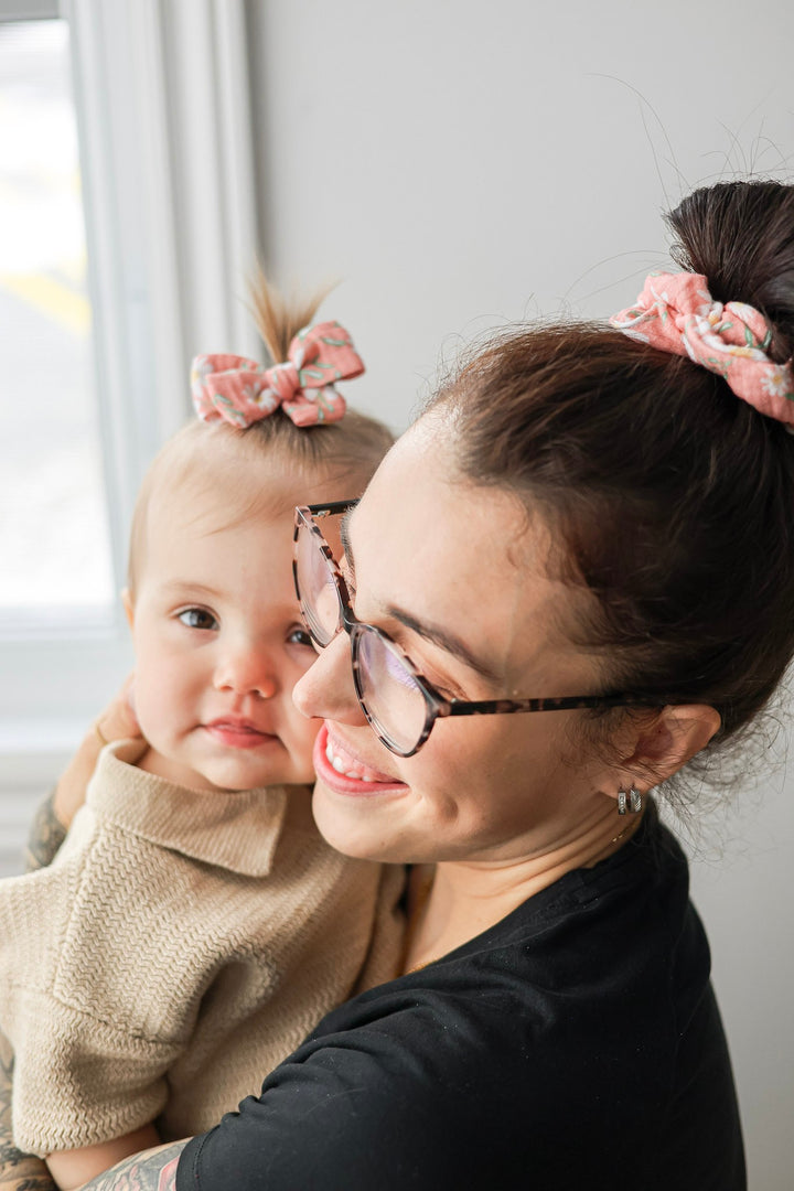 Muslin scrunchies - Daisy