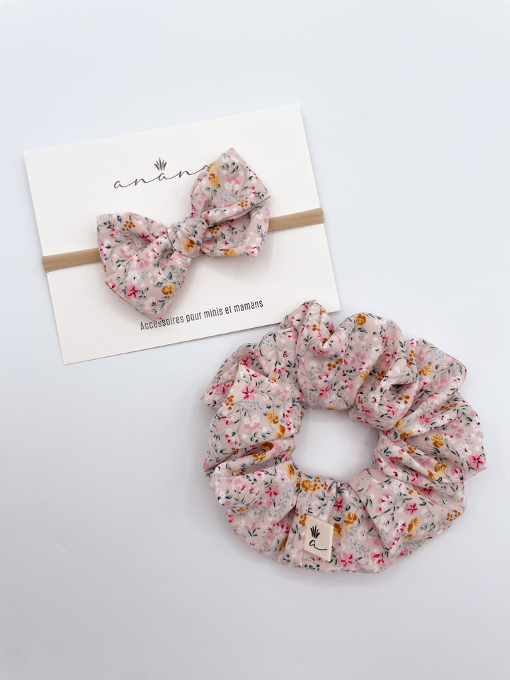 Scrunchie - Pink Floral