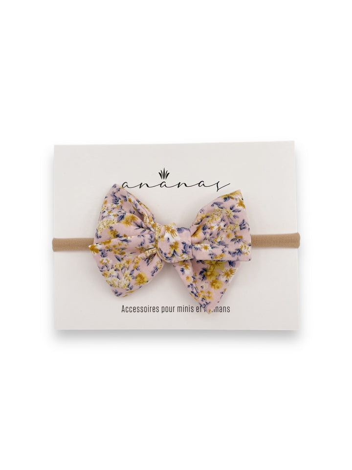 Bow - Floral Lilac