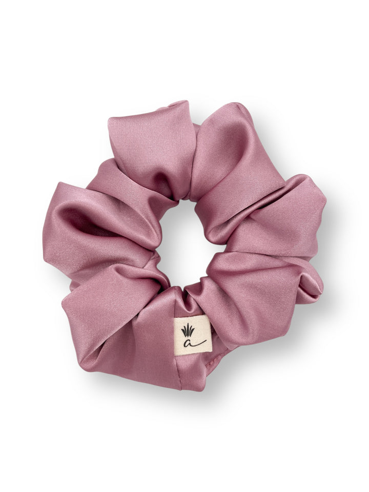 Satin scrunchie - Antique pink