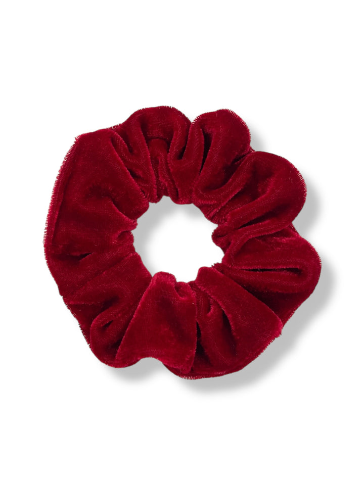 Chouchou petit format - Velours Rouge (2)