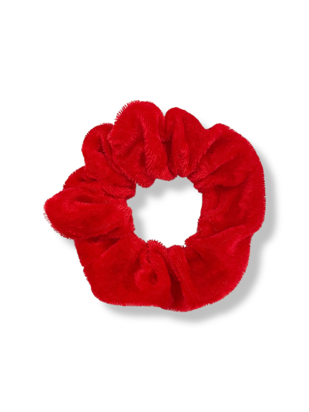 Chouchou petit format - Velours Rouge (2)