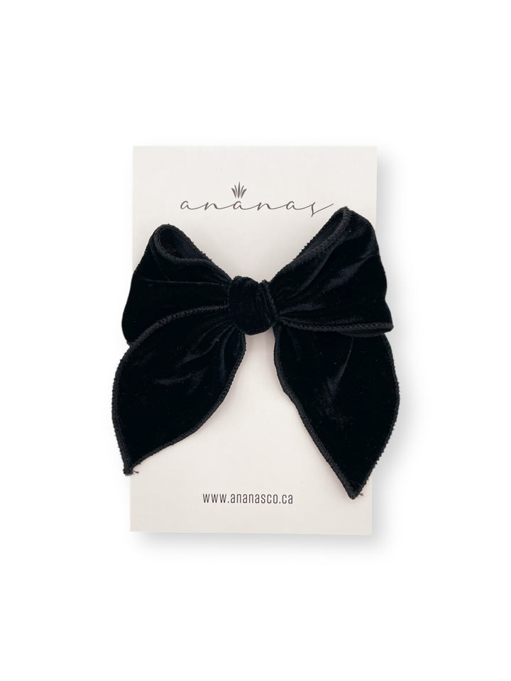 Boucle Fable Velours -  Noir