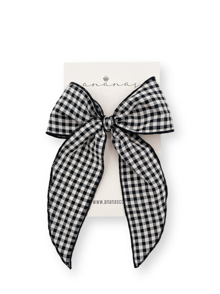 Boucle Fable L -  Vichy Noir