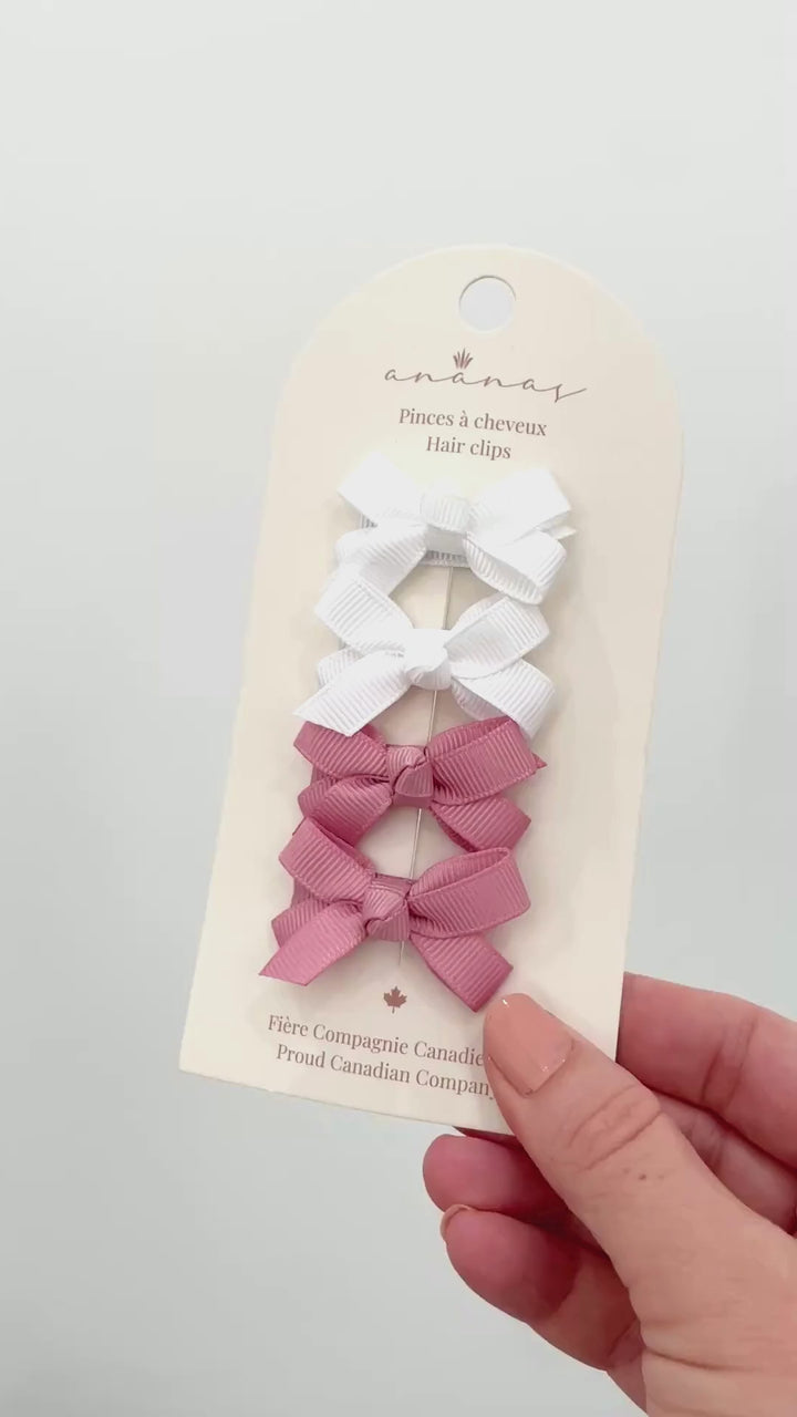 Bouclettes - Blanc/Rose