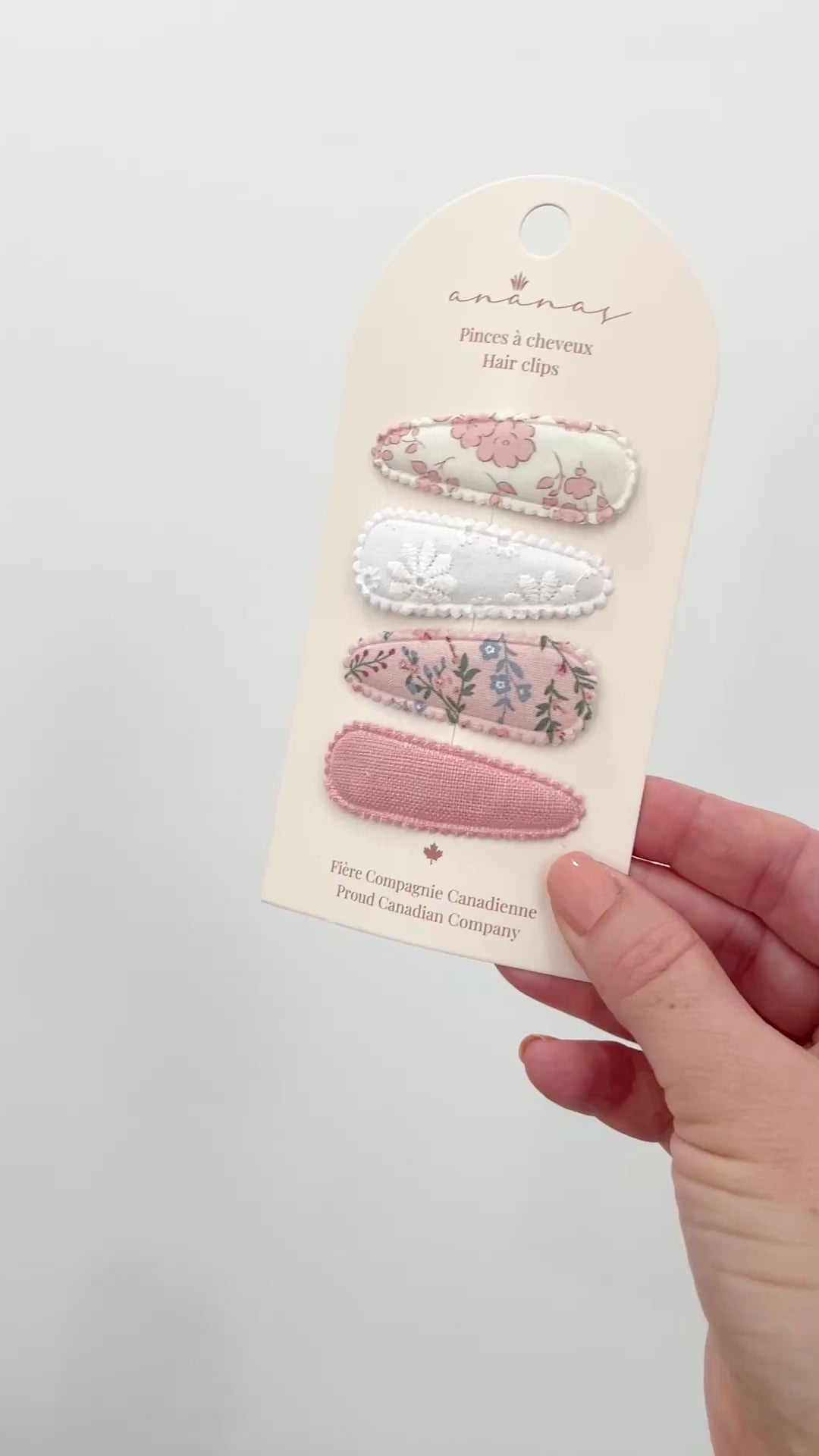 Barrettes en tissu - Brise printanière