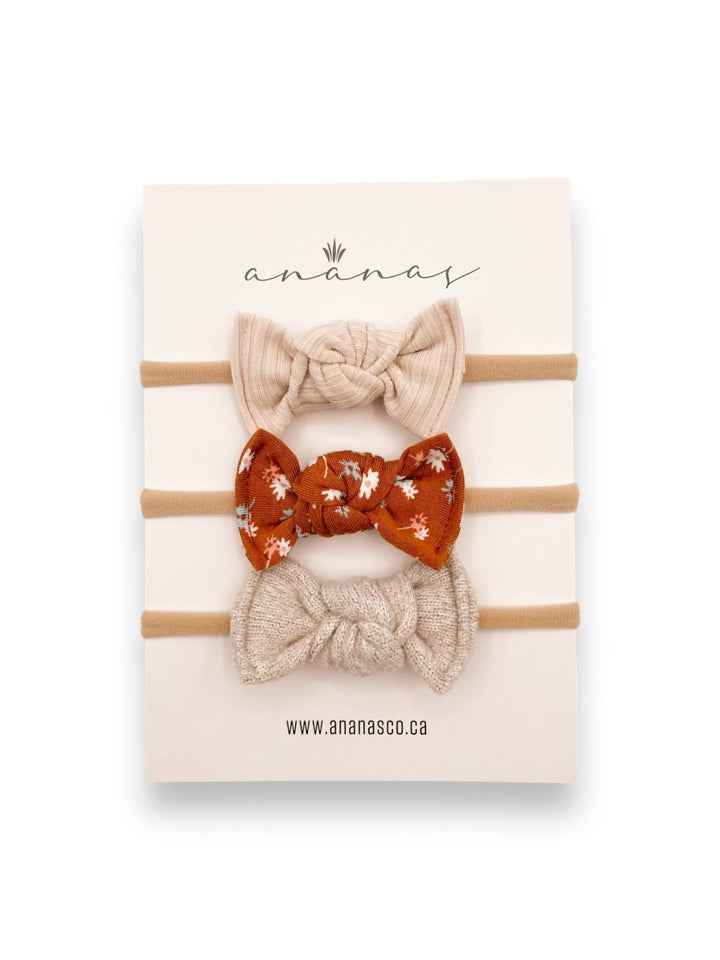 Trio Mini-Boucles - Automne - Ananas Co